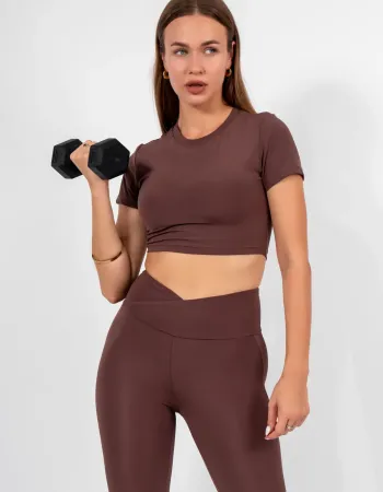 İspanyol Paça Tayt, Dikişsiz Külot ve Crop Body 3’lü Takım